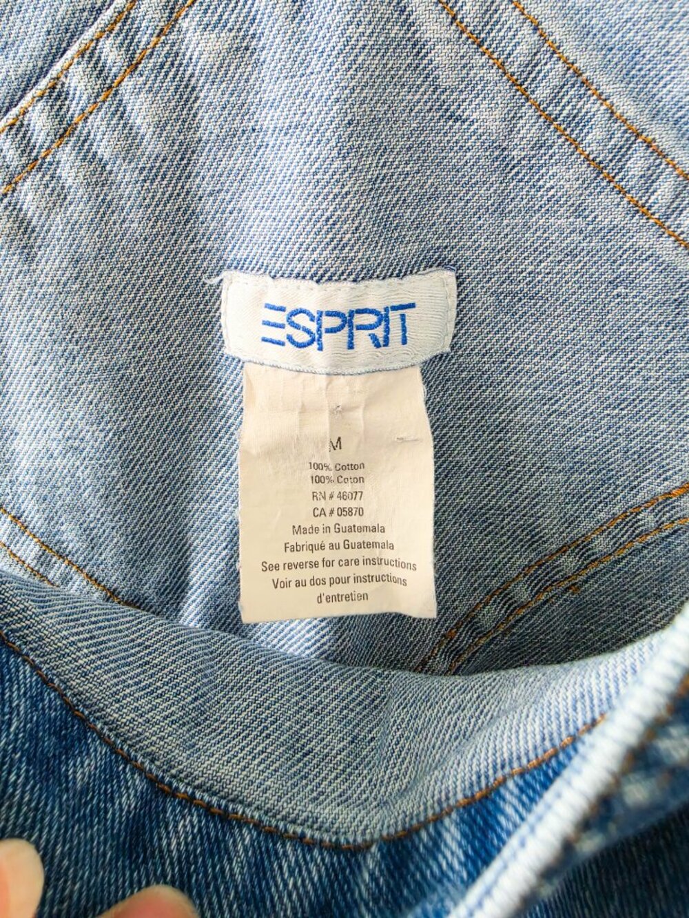 Vintage Esprit Denim Shortalls - Picture 4 of 6